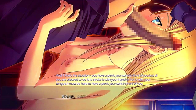 Horny Dungeon Queen Seduces Hero for Intense Anime Eroge Sex Session