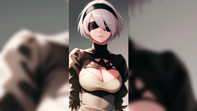 Busty AI-Hentai Girl from Nier – Automata Fucks in 3D Animated Action