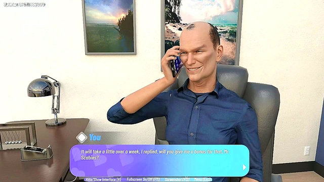 Mature MILF Gets naughty During 3D Anime Gynecologist Exam for Climax