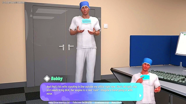 Mature MILF Gets naughty During 3D Anime Gynecologist Exam for Climax