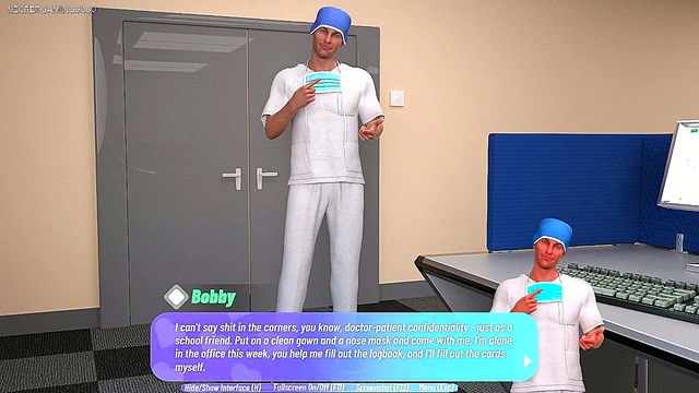 Mature MILF Gets naughty During 3D Anime Gynecologist Exam for Climax