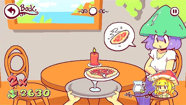 Cute Futanari Babe Cums All Over Customers' Tits & Faces in Hentai PC Game