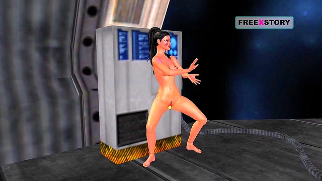 Sexy Indian Cartoon Babe Masturbates With Banana In Steamy Anime Scene