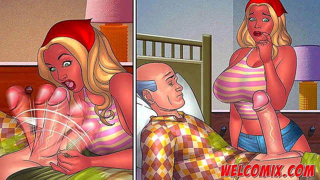 Old Man Pops Fucks Hot Maid In Anime Porn Comic Welcome Scenario