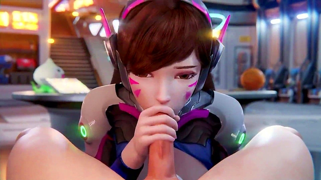 Horny D'Va From Anime Gets Fucked Hard In Steamy Hentai Session