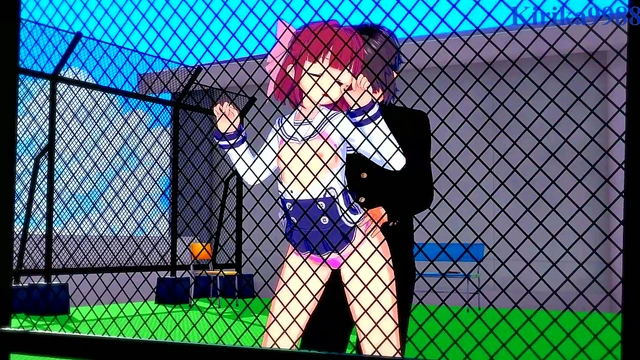 Cute Outfitted Teen Suzu Ninomiya Rides Dick for Intense 3D Hentai Creampie