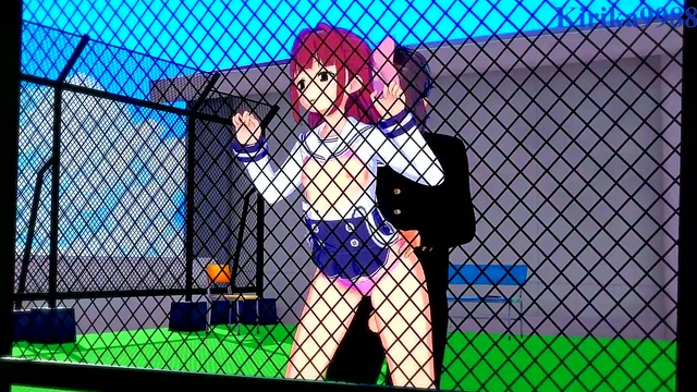 Cute Outfitted Teen Suzu Ninomiya Rides Dick for Intense 3D Hentai Creampie