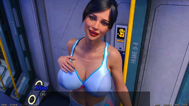 Military Babe With Giant Boobs Dominates in Sexy 3D Anime Adventure