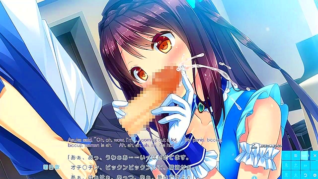 Hentai Anime Couple Engage in Intense Eroge Action With Subtitles