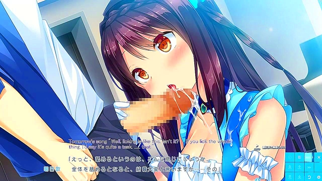 Hentai Anime Couple Engage in Intense Eroge Action With Subtitles