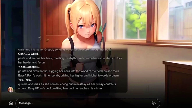 Hot 18yo Blond TeenNeighbor Gets Hardcore Fucked & Creampied In Erotic Sexting Tale