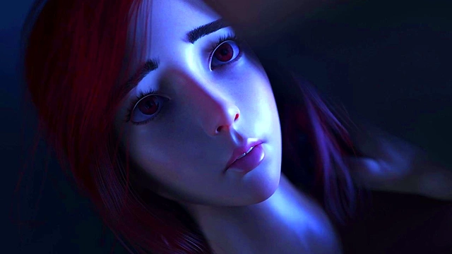 Redheaded Busty Beauty Rides Huge Cock for Intense Standing Fucking & Creampie