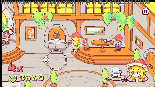 Busty Futanari Girls Flash Boobs for Huge BukkakeCumshots in Anime RPG Game