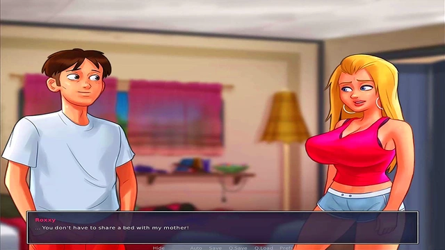 Busty Anime Babe Seduces You In Summer Time Saga Uncensored PC Game