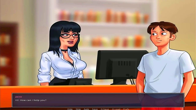 Busty Anime Babe Seduces You In Summer Time Saga Uncensored PC Game