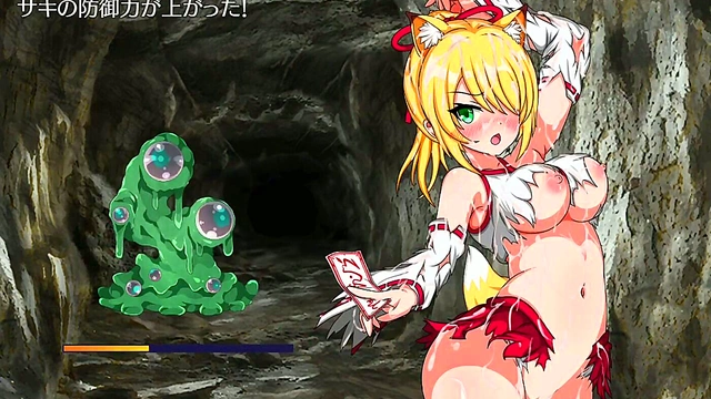 Japanese Vore Battle in Anime RPG – Hot Restraint & Ryona Action