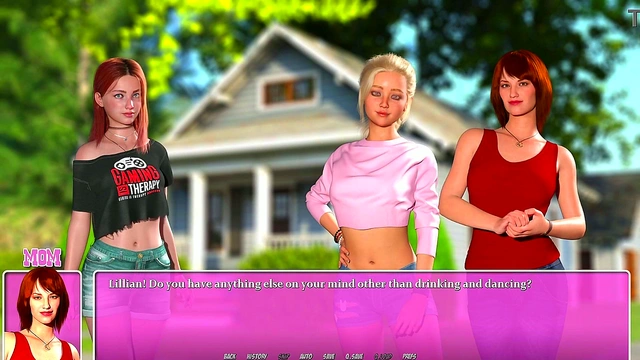 Hot Summer Kisses With Busty Lesbian Bestie In Anime City Adventure