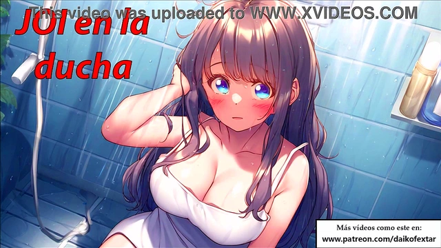Spanish Joi Shower Fantasy – She Cleans Your Cock With Seductive Voice Play