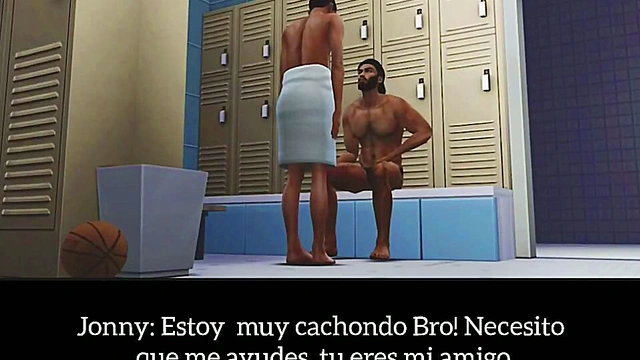 Jonny and David Spanish Anime Porn – Hot Cartoon Guys Getting Steamy