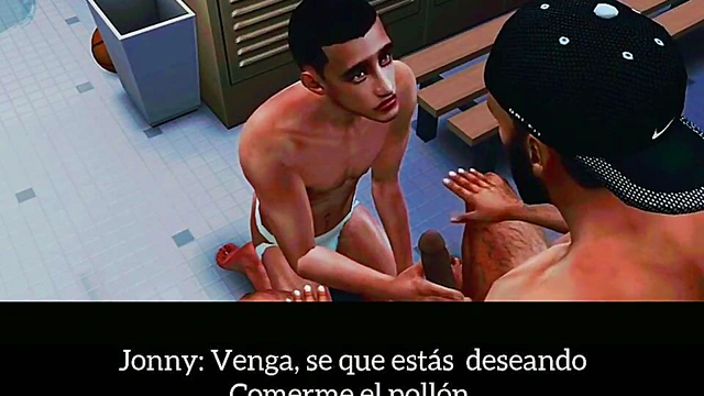 Jonny and David Spanish Anime Porn – Hot Cartoon Guys Getting Steamy