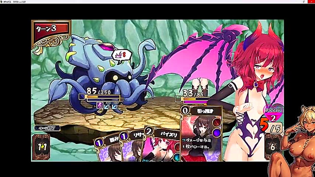 Succubus Bartender Gets Pranked During Steamy RPG Gameplay Session