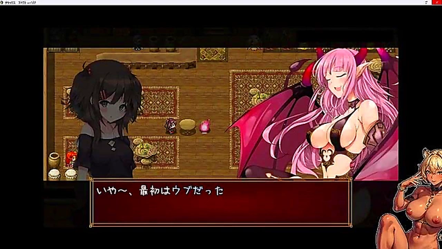 Succubus Bartender Gets Pranked During Steamy RPG Gameplay Session
