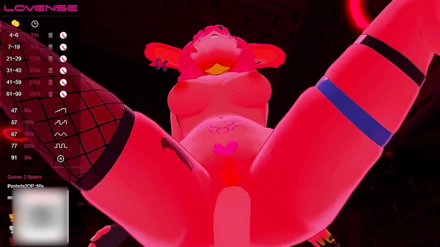 Yandere VTuber El XoX Ties Up & Teases for Virtual BunnyGirl Orgasm