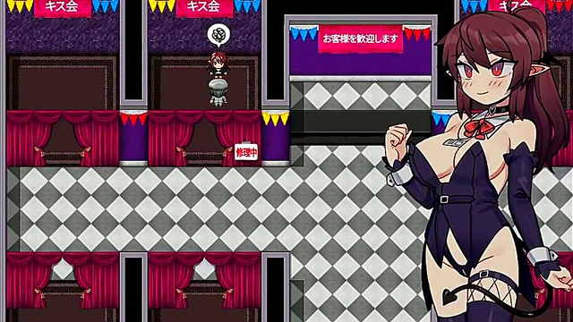 Seductive Corporate Succubus Tempts With Naughty Hentai Gameplay