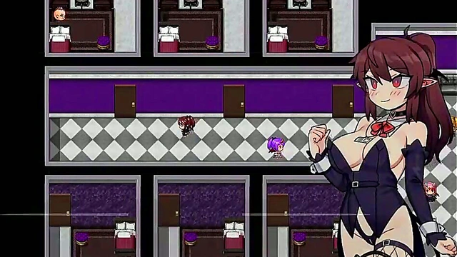 Seductive Corporate Succubus Tempts With Naughty Hentai Gameplay