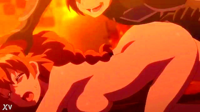 Village Girl Fucked Hard By Anime Villagers In Public Scene