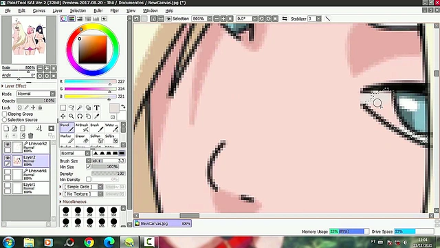 Speed Drawing Anime Sex With Naruto’s Sakura, Hinata & Ino