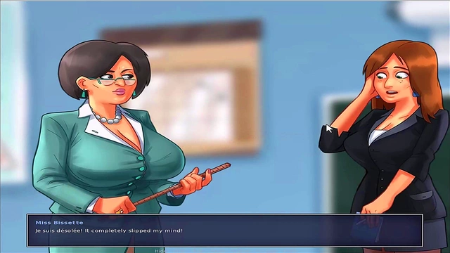 Busty Anime Beauty Seduces You In Summer Time Saga Uncensored Game Play