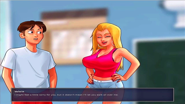Busty Anime Beauty Seduces You In Summer Time Saga Uncensored Game Play