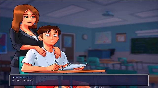 Busty Anime Beauty Seduces You In Summer Time Saga Uncensored Game Play