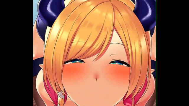 Yuzuki Choco Hololive Anime Blowjob Session With Sexy Hentai Action