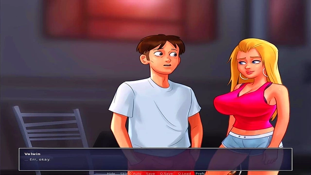 Busty Anime Babe Seduces You In Summer Time Saga Uncensored Gameplay