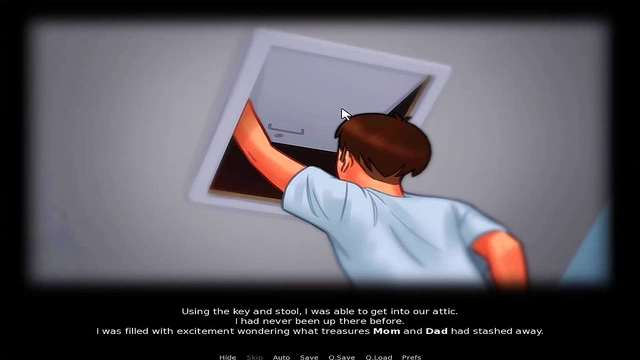 Busty Anime Babe Seduces You In Summer Time Saga Uncensored Gameplay