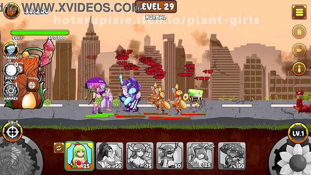Plant Girls Battle Insects in Erotic Anime Adventure Level 29