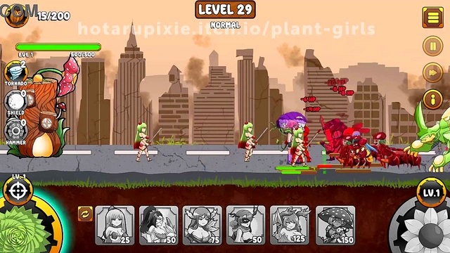 Plant Girls Battle Insects in Erotic Anime Adventure Level 29