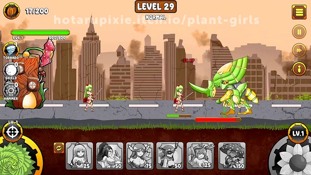 Plant Girls Battle Insects in Erotic Anime Adventure Level 29