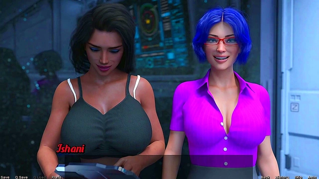 Stranded In Space – Busty Camilla Seduces You With Curves & Sexy Outfits