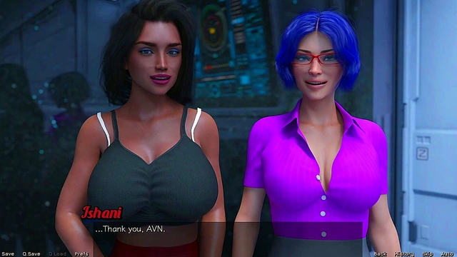 Stranded In Space – Busty Camilla Seduces You With Curves & Sexy Outfits