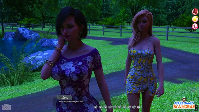 Naughty Mistress Eve Dominates Busty Teens in 3D Anime Threesome