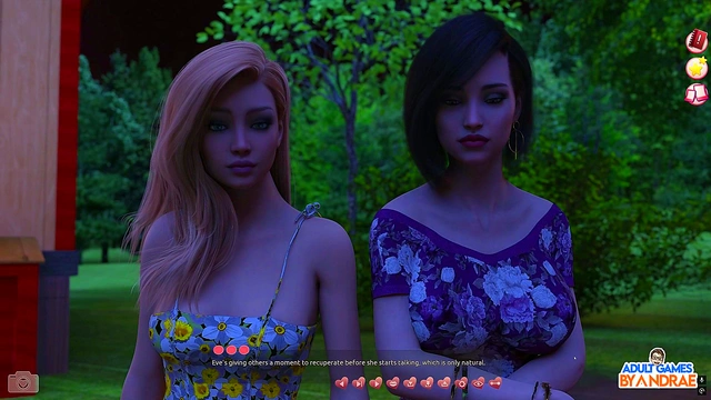 Naughty Mistress Eve Dominates Busty Teens in 3D Anime Threesome