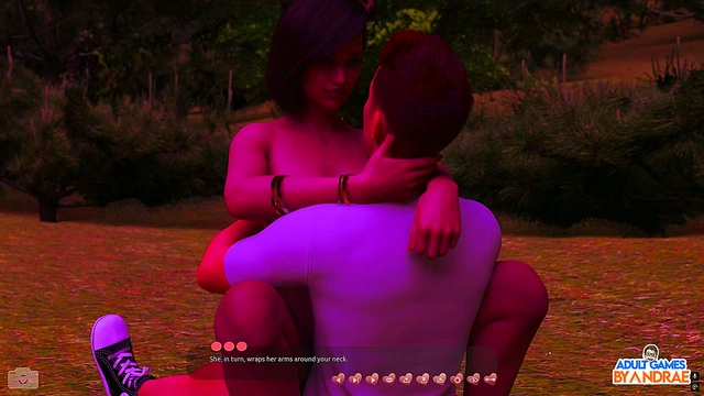 Naughty Mistress Eve Dominates Busty Teens in 3D Anime Threesome