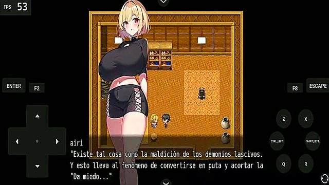 Horny Anime Girls Play Through Erotic RPG Game for Funky Gameplay Fun