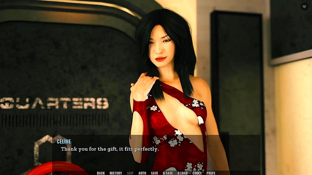 Cute 3D Anime Babe Seduces in Sexy Outfit for Footjob Restaurant Sex Scene