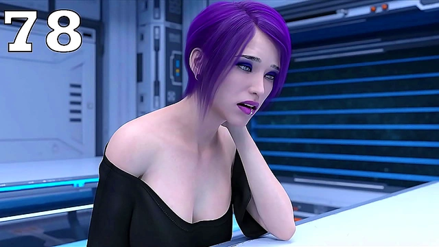 Emo Space Girl Gets Busty In Sexy Outfits For Intense 3D Hentai Gameplay