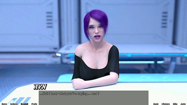 Emo Space Girl Gets Busty In Sexy Outfits For Intense 3D Hentai Gameplay