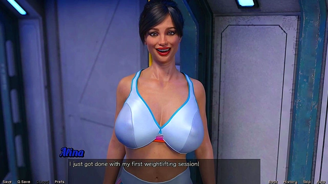 Stranded Space Yogini – BustyBrunette Cums in Sexy Outfits & Curvy Positions